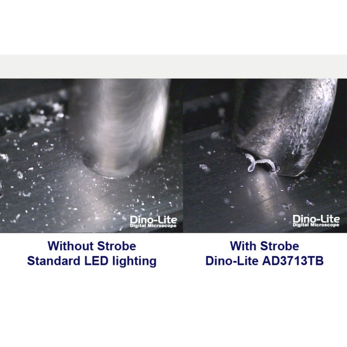 Microscop portabil USB cu iluminare stroboscopica 30fps